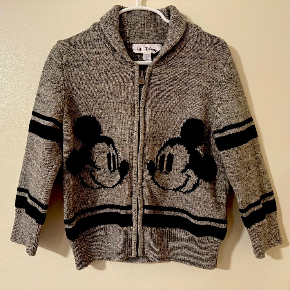 baby Gap Disney Shawl Collared Sweater